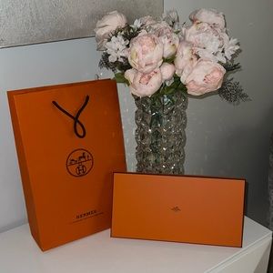 Hermes shopping bag with box